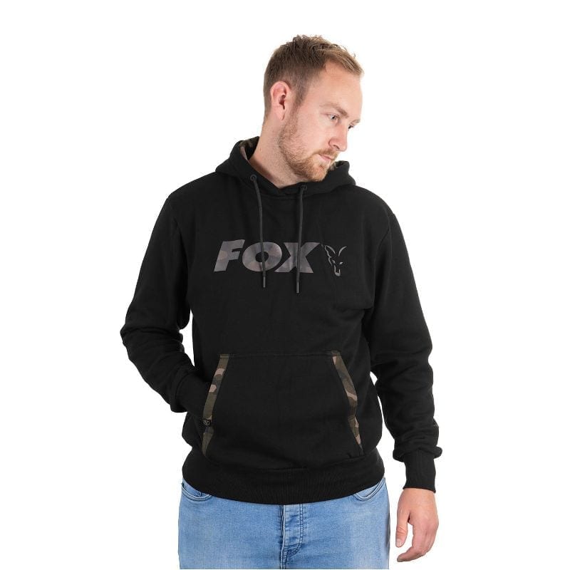 Sweatshirt Fox black camo with hood